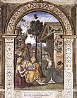 Bernardino Pinturicchio Adoration of the Christ Child painting